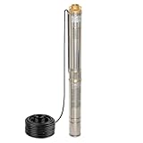 CHM GmbH® Tiefbrunnenpumpe 3 Zoll 550 Watt 4200 L/h 6,8 Bar Druck,...