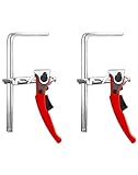 QWORK® Zwinge, Tischzwinge, Hebelzwinge, Schnellspanner mit 160mm Kapazität...