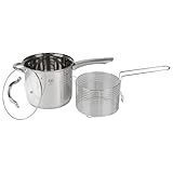 KARL HAUSMANN Frittiertopf mit Sieb und Deckel - 3.6L - Edelstahl Frittiertopf...