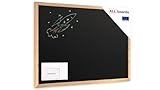 ALLboards Schwarze Kreidetafel 70x50 cm, ECO-Holzrahmen, Schwarz, Schreibtafel,...