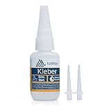 Industriekleber extra stark (20g) inkl. 2 Dosierspitzen - Wasserfester...