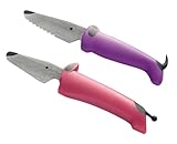 Kuhn Rikon kinderkitchen® Messerset fuchsia/violett 2 Stk, Kindermesser, für...