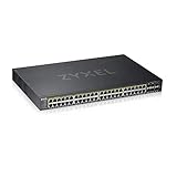 Zyxel Nebula Gigabit Ethernet Smart-Managed PoE+ Switch mit 48 Ports | einem...