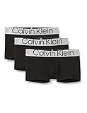 Calvin Klein Herren Unterhose mit niedriger Taille, 3 Stück Badehose, Black, M...