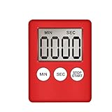 Eieruhren Digitaler Küchentimer Magnetisch Eieruhr Timer Digital Küchenuhr Stoppuhr Countdown Count up mit Memory-Funktion Laut Ton Küchenwecker Zeitmesser Küche Kurzzeitwecker mit LED zum Kochen Back