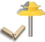 APlus Verleimfräser Gehrung Verleimfräser Oberfräse 45 Grad Lock Miter Router...