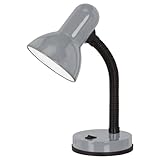 EGLO Tischlampe Basic 1, 1 flammige Tischleuchte, Schreibtischlampe aus Stahl...