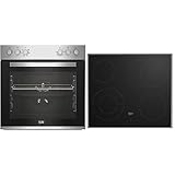 Beko BBUE12020X Einbau-Herd-Set, Multifunktionsofen mit 6 Heizarten und...