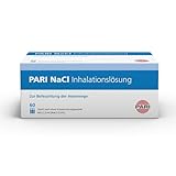 PARI Kochsalzlösung zum Inhalieren für Kinder und Erwachsene – 60 Ampullen...