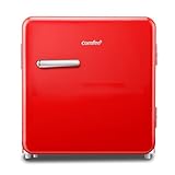 Comfee' RCD50RE2RT(E) kleiner Kühlschrank, 47 Liter, Retro-Design,...
