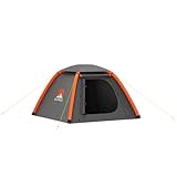 ELONEO aufblasbares Zelt für 1-3 Personen mit Vordach & Luftpumpe, Camping Zelt...