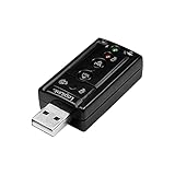 LogiLink USB Soundkarte mit Virtual 7.1 Soundeffekt,...