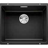 BLANCO SUBLINE 500-U | Granitspüle aus SILGRANIT schwarz | Einbauart: Unterbau...
