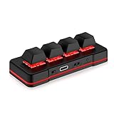 4-Tasten-Mini-Tastatur USB Wired & BT Wireless Mini Keyboard Customized...