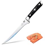 SHAN ZU Filetiermesser, Filitiermesser Scharf 18cm, Deutscher Edelstahl...