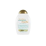 OGX Quenching + Coconut Curls Shampoo (385 ml), feuchtigkeitsspendendes Locken...