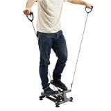 Up-Down-Twister Stepper Stepper für Zuhause mit Power Ropes & rutschfeste...