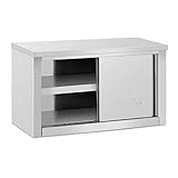 Royal Catering RCAT-90/40/50-C Edelstahl Hängeschrank 900 x 400 x 500 mm 60 kg...