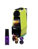 Nespresso De'Longhi EN 85.L Essenza Mini Kaffeekapselmaschine, Welcome Set mit...
