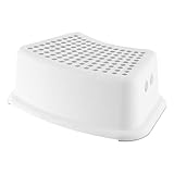 35×25×15cm WC Hocker Toilette - Kinder Tritt Schemel, Rutschfester Badezimmer...