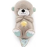 Fisher-Price Schlummer Otter Kuscheltier mit Atembewegung und Musik, Baby...