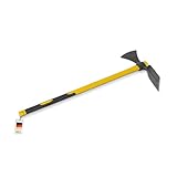 blizz-z Wiedehopfhacke (kantiges Blatt) mit Fiberglasstiel in Profiqualität |...