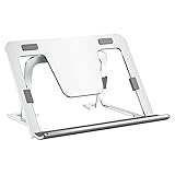 SHUOSUO Tablet Ständer Verstellbar & Faltbar, Schlank Tragbarer Aluminium...