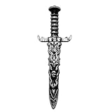 1 Stück Dolch Kunststoff,Piraten Dolch,Silberner Fake Messer,Piratensäbel...