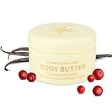 Jean & Len Body Butter Cranberry & Vanille, versorgt die Haut ausreichend mit...