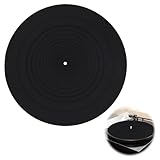 30cm Plattenspieler Matte, Antistatische rutschfeste Plattenspieler Matte,...
