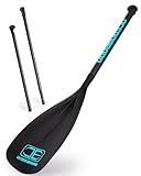 OCEANBROAD SUP Paddle Board Paddel 3 Stück Verstellbarer Carbon Schaft Stand Up...
