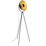 BRILONER - Stehlampe Retro mit Fußtaster, schwenkbar, E27 Fassung max. 60 Watt,...