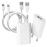 ZNBTCY [Apple MFi Certified 2er-Pack USB iPhone Ladegerät und iPhone Ladekabel,...