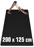 eyepower 200x125 High Tech Yoga Matte XXL - 6mm TPE Fitness Matte XL - Yogamatte...