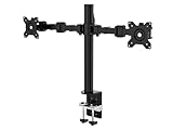 Amazon Basics Monitor-Halterung/Tragarm für 2 Monitore, mit einstellbarer...