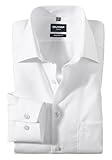 OLYMP Herren Hemd Modern Fit Extralange Ärmel, Weiß, 46
