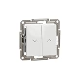 Schneider Electric Asfora Jalousie-, Rolladentaster, Unterputz, Steckklemmen,...