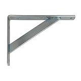 Amig - Regalwinkel Edelstahl | Metallwinkel für Regale | Regalhalterung | Farbe...