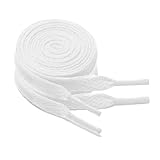 GOODSALEOK 2 Paar Flach Sneaker Schnürsenkel 8 mm Breite Premium Ersatz...