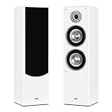 mohr 1 Paar Standlautsprecher SL10, Weiss Lautsprecherboxen, HiFi Klang zum...