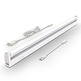 B.K.Licht - LED Leiste mit Ein-Ausschalter, neutralweiße Lichtfarbe,...