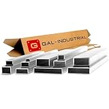 GAL-INDUSTRIAL Aluprofil Alu Vierkantrohr 30 x 20 x 2 mm Länge 200 cm |...