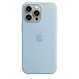 Apple iPhone 15 Pro Max Silikon Case mit MagSafe – Hellblau...