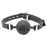 Silikon Knebel Mundknebel Silikon Ball Gag mit Luftlöchern Verstellbarer...