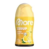 MORE Zerup, Lemon Iced Tea, 65 ml, für bis zu 8 l Fertiggetränk, zuckerfreier...