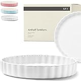 KIVY Tarte & Quicheform Keramik 28cm - Antihaftbeschichtete Tarteform 28 cm rund...