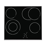 Amica KMC 742 600 E Autarkes Kochfeld, schwarz/edelstahl