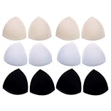 JZK 6 Paar Sponge BH Insert Pads Bikinis Pad Push- up Pad Bra Einlagen für...