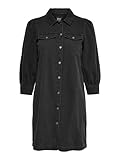 ONLY Damen ONLFELICA DNM Dress NOOS Kleid, Washed Black, XL