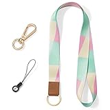 Vicloon Schlüsselband, Lanyard für Schlüssel, mit 2 Zubehör, Zweiseitiger...